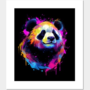 Neon Panda Posters and Art